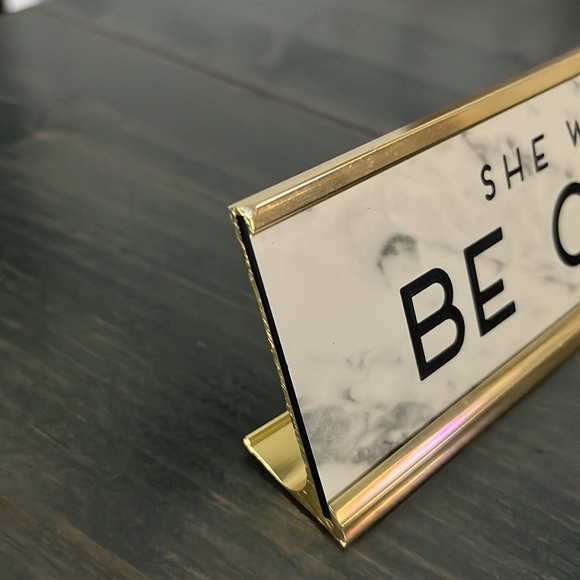 Retro Desk Sign - Picture 3 of 3